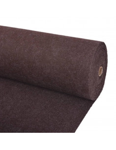 Tappeto a Coste per Eventi 1,2x10 m Marrone