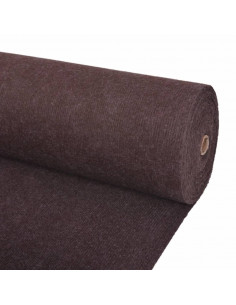 Tappeto a Coste per Eventi 1,2x20 m Marrone