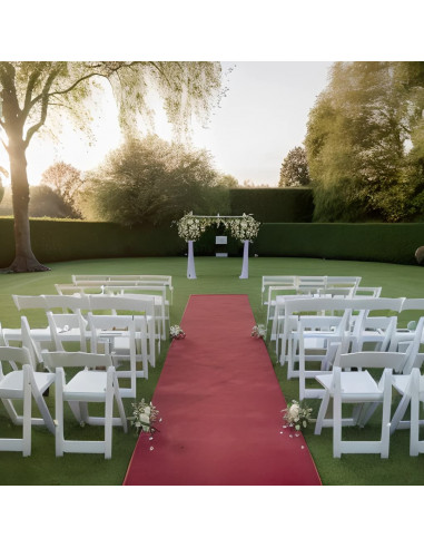 Tappeto Piatto da Esposizione 1x12 m Rosso