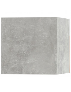 Set di Mobili Porta TV 5 pz Grigio Cemento in Legno Multistrato 2