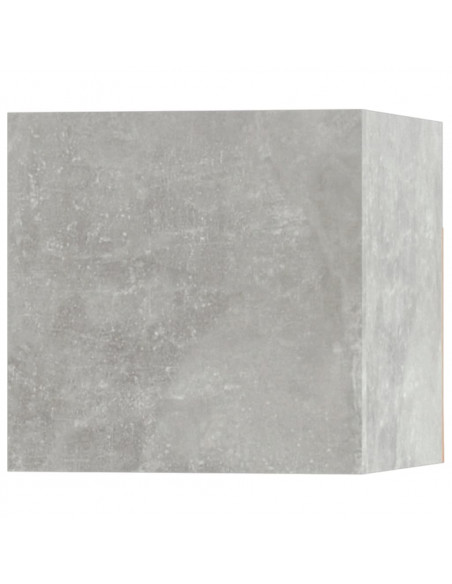 Set di Mobili Porta TV 5 pz Grigio Cemento in Legno Multistrato