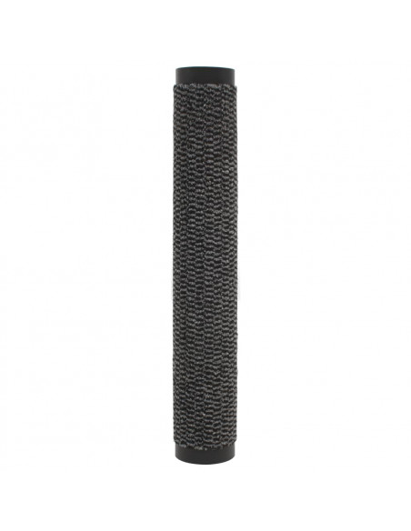 Tappeti Antipolvere 2 pz Trapuntati 60x90 cm Antracite
