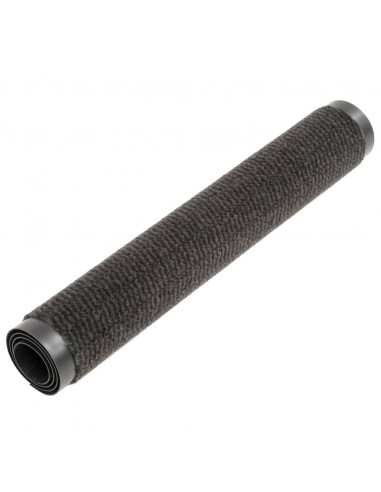 Tappeti Antipolvere 2 pz Rettangolari Trapuntati 60x90 cm Neri