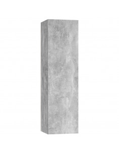 Set di Mobili Porta TV 5 pz Grigio Cemento in Legno Multistrato