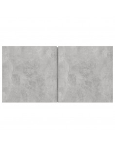 Set di Mobili Porta TV 5 pz Grigio Cemento in Legno Multistrato 2