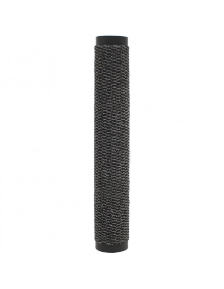 Tappeti Antipolvere 2 pz Trapuntati 80x120 cm Antracite