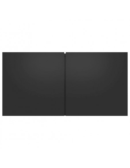 Set di Mobili Porta TV 5 pz Nero in Legno Multistrato