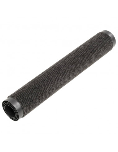 Tappeti Antipolvere 2 pz Rettangolari Trapuntati 90x150 cm Neri