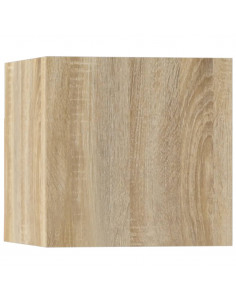 Set di Mobili Porta TV 5 pz Rovere Sonoma in Legno Multistrato