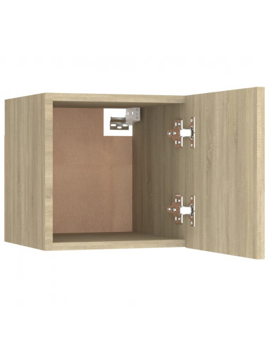 Set di Mobili Porta TV 5 pz Rovere Sonoma in Legno Multistrato