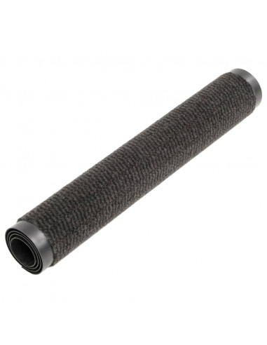 Tappeti Antipolvere 2 pz Rettangolari Trapuntati 120x180cm Neri