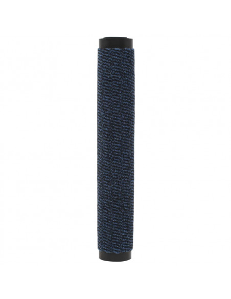 Tappeti Antipolvere 2 pz Rettangolari Trapuntati 120x180cm Blu
