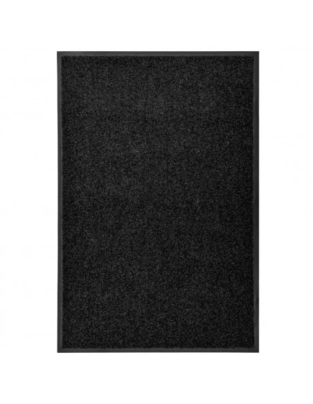 Zerbino Lavabile Nero 60x90 cm