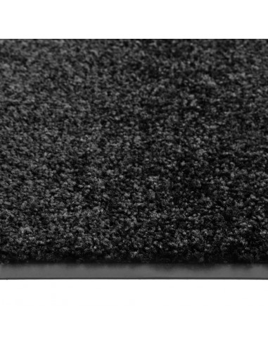 Zerbino Lavabile Nero 90x120 cm