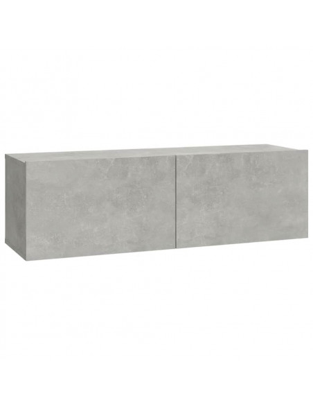 Set di Mobili Porta TV 6 pz Grigio Cemento in Legno Multistrato
