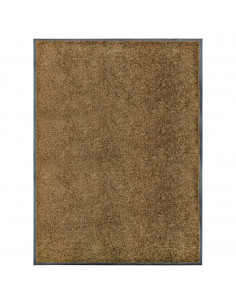 Zerbino Lavabile Marrone 90x120 cm 2