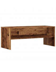 Mobile Porta TV Legno Vecchio 100x40x40 cm in Truciolato 2