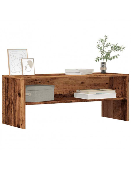 Mobile Porta TV Legno Vecchio 100x40x40 cm in Truciolato