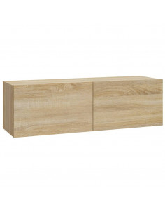 Set di Mobili Porta TV 6 pz Rovere Sonoma in Legno Multistrato 2