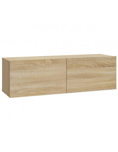 Set di Mobili Porta TV 6 pz Rovere Sonoma in Legno Multistrato