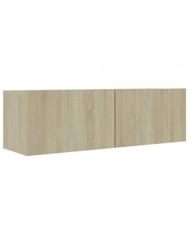 Set di Mobili TV 5 pz Rovere Sonoma in Legno Multistrato