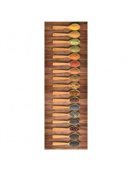 Tappetino da Cucina Lavabile Cucchiai 60x180 cm