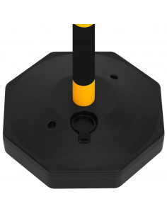 Set di Pali Stradali con Catena in Plastica di 10 m