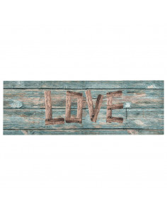 Tappetino da Cucina Lavabile Love 60x180 cm 2