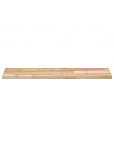 Piano per Tavolo 80x30x2cm Rettangolare Legno Massello Acacia