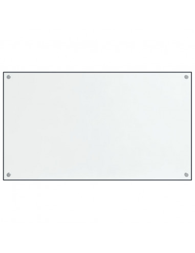 Paraschizzi per Cucina 2 pz Trasparente 70x40cm Vetro Temperato