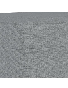 Set Divani 3 pz con Cuscini Grigio Chiaro in Tessuto 2