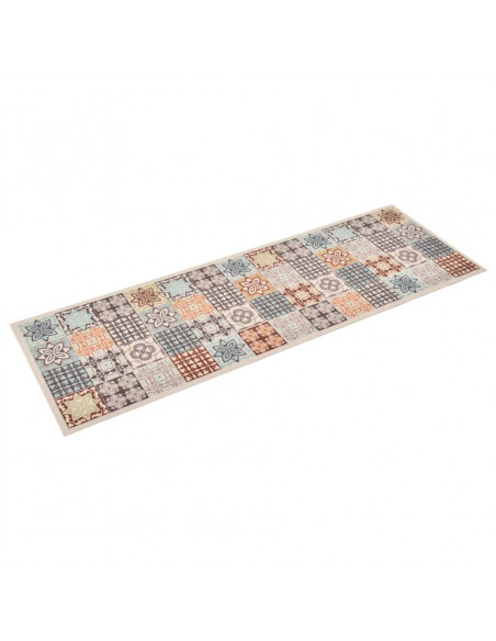 Tappetino da Cucina Lavabile Mosaico a Colori 45x150 cm