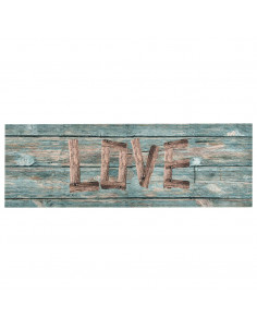Tappetino da Cucina Lavabile Love 60x300 cm