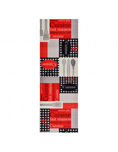 Tappetino da Cucina Lavabile Cuisine 60x300 cm