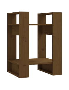 Libreria/Divisorio Miele 41x35x57 cm in Legno Massello di Pino 2