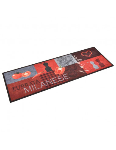 Tappetino da Cucina Lavabile Pomodori 60x300 cm