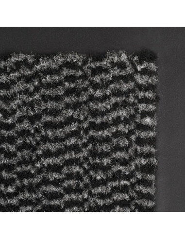 Tappeti Antipolvere 2 pz Trapuntati 120x180cm Antracite