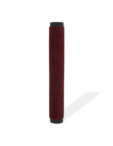 Tappeto Antipolvere Trapuntato Rettangolare 60x90cm Rosso