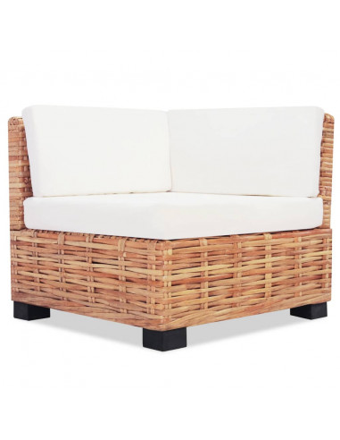 Set Divano 16 pz in Rattan Naturale