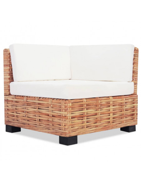 Set Divano 16 pz in Rattan Naturale
