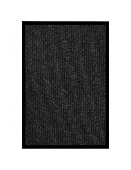 Zerbino Striato Antracite 80x120 cm