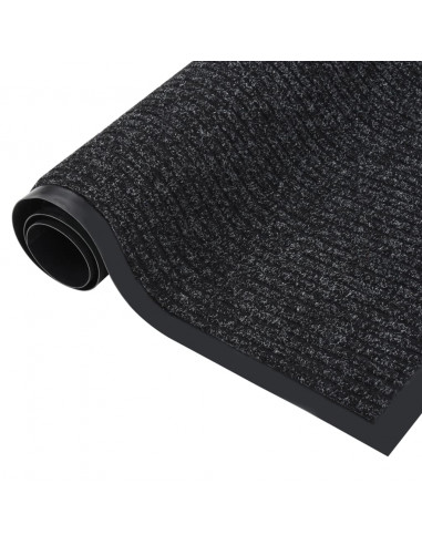 Zerbino Striato Antracite 80x120 cm