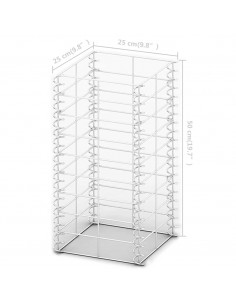 Set Gabbione 3 pz in Filo Zincato 25 x 25 x 50 cm