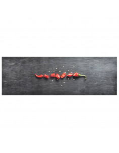 Tappetino da Cucina Lavabile Peperoni 60x300 cm