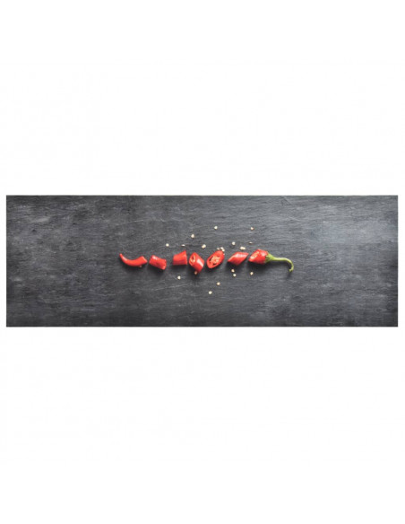 Tappetino da Cucina Lavabile Peperoni 60x300 cm