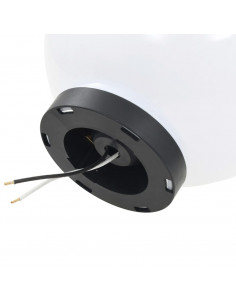 Set Lampade a LED Sferiche 2 pz 20 cm in PMMA