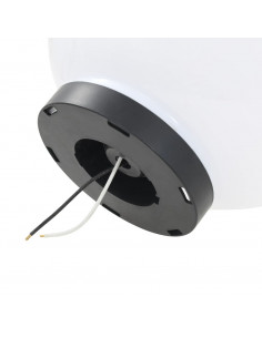 Set Lampade a LED Sferiche 2 pz 25 cm in PMMA