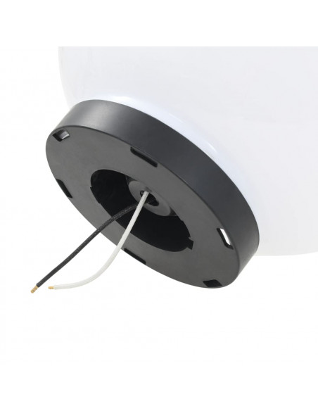 Set Lampade a LED Sferiche 2 pz 25 cm in PMMA
