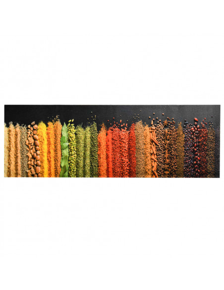 Tappetino da Cucina Lavabile Spezie 45x150 cm