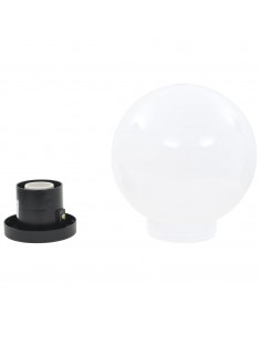 Set Lampade a LED Sferiche 4 pz 20 cm in PMMA
